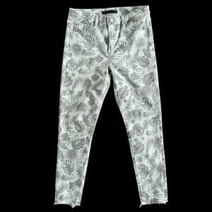 Joe’s Icon Sky Gray tropical Women's Jeans skinny crop size 29 joes #790